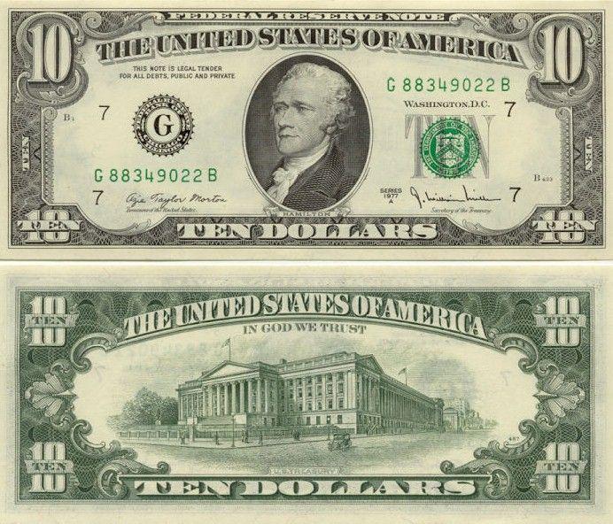 Buy 10 US Dollar Bills